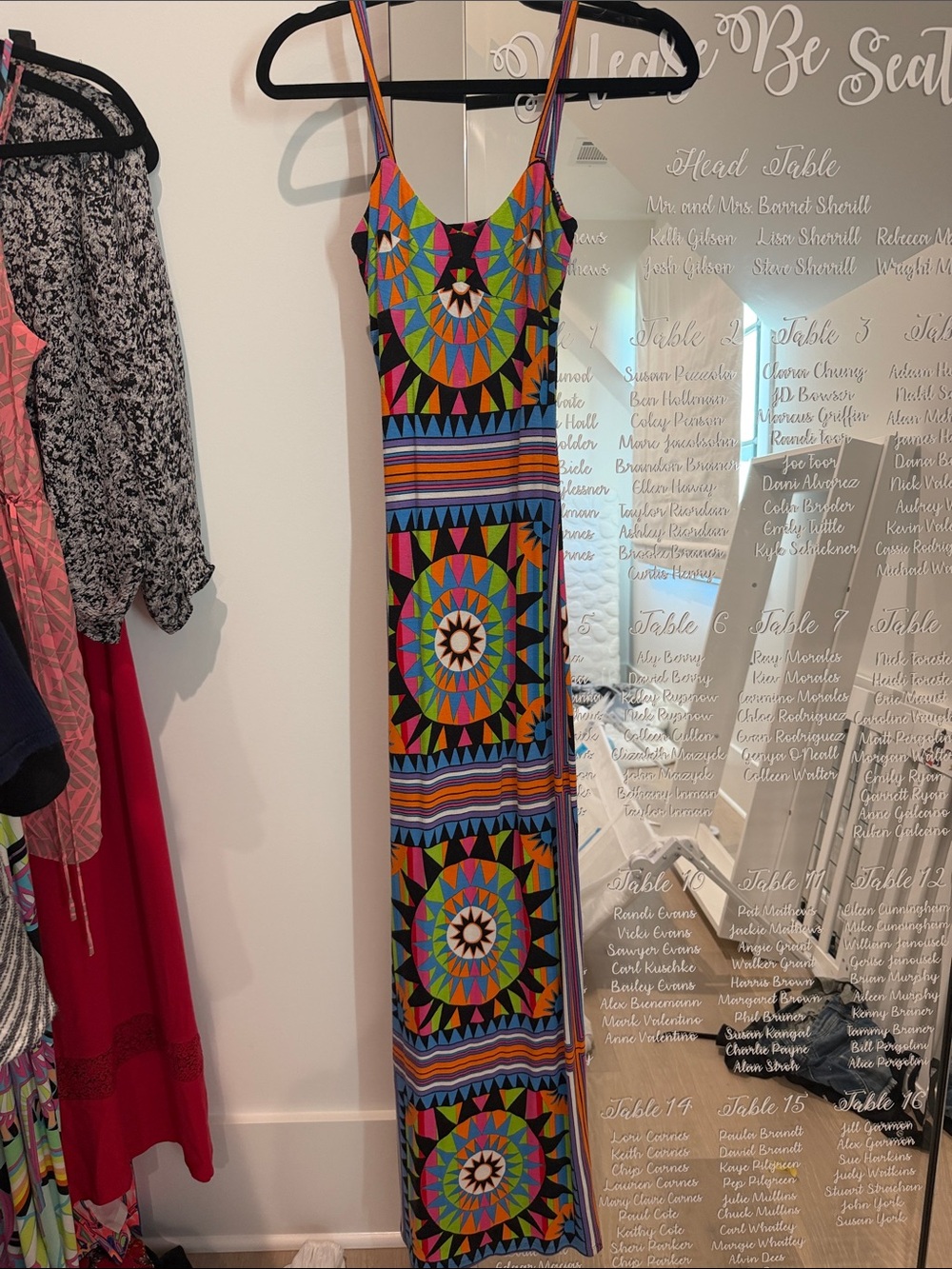 Mara Hoffman Multicolor Geometric Maxi Dress
